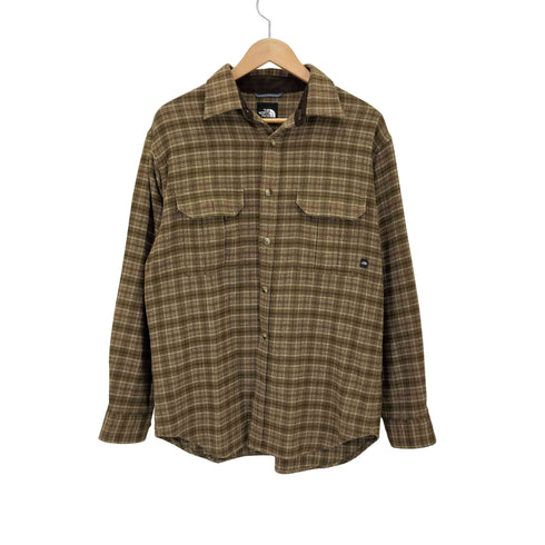 ザノースフェイス THE NORTH FACE チェック柄 cpoシャツ メンズ JPN:L
